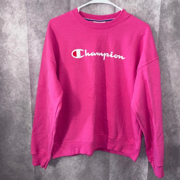 Champion Tops - Champion Pink Sporty Athleisure Sweatshirt Womens Medium